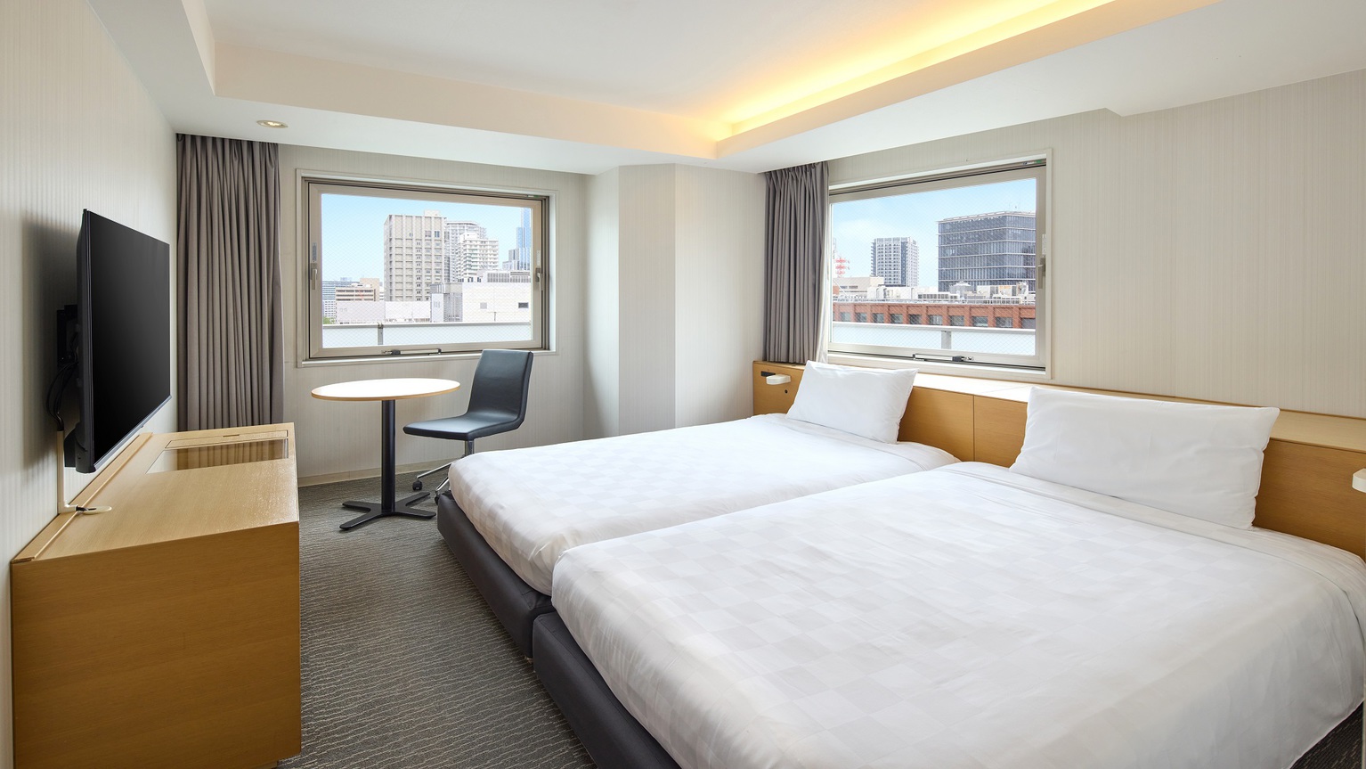 禁煙スーペリアツイン22.6㎡ベッド幅120cmユニットバス