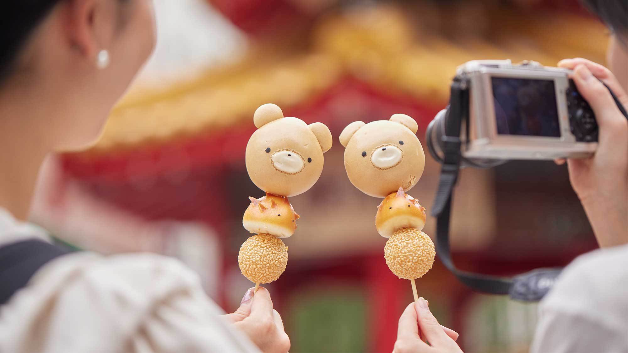 食べ歩きも観光も大満足