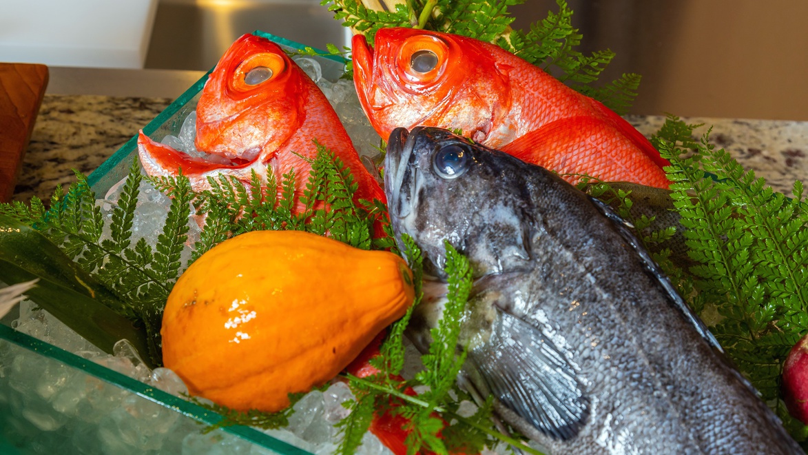 【磯魚】旬の食材をひと手間かけてご提供します【和風海鮮バイキング】