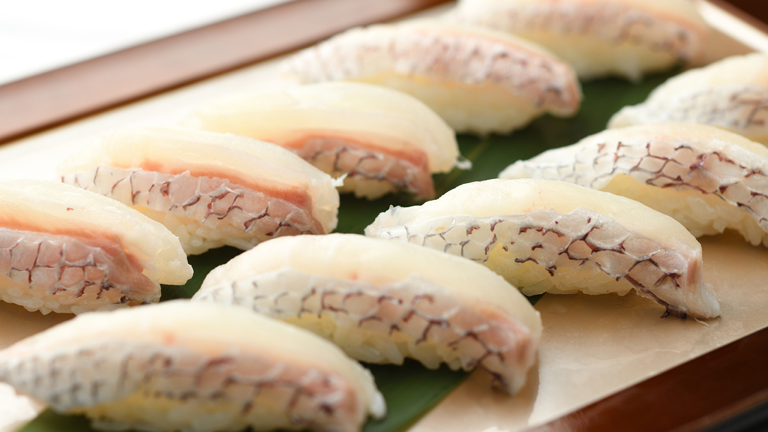 【春季限定】鯛の握り【和洋中バイキング】