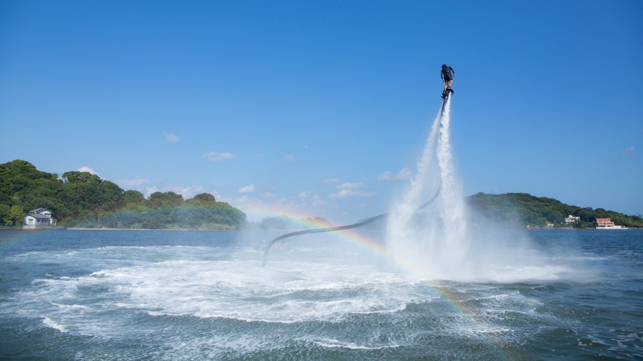 【近隣観光】浜名湖フライボード体験