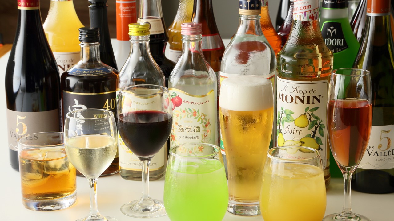 2食付プラン中国料理【豊華楼】飲み放題ドリンクイメージ