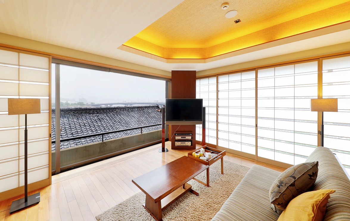 3階内風呂温泉付和洋室「白潟」