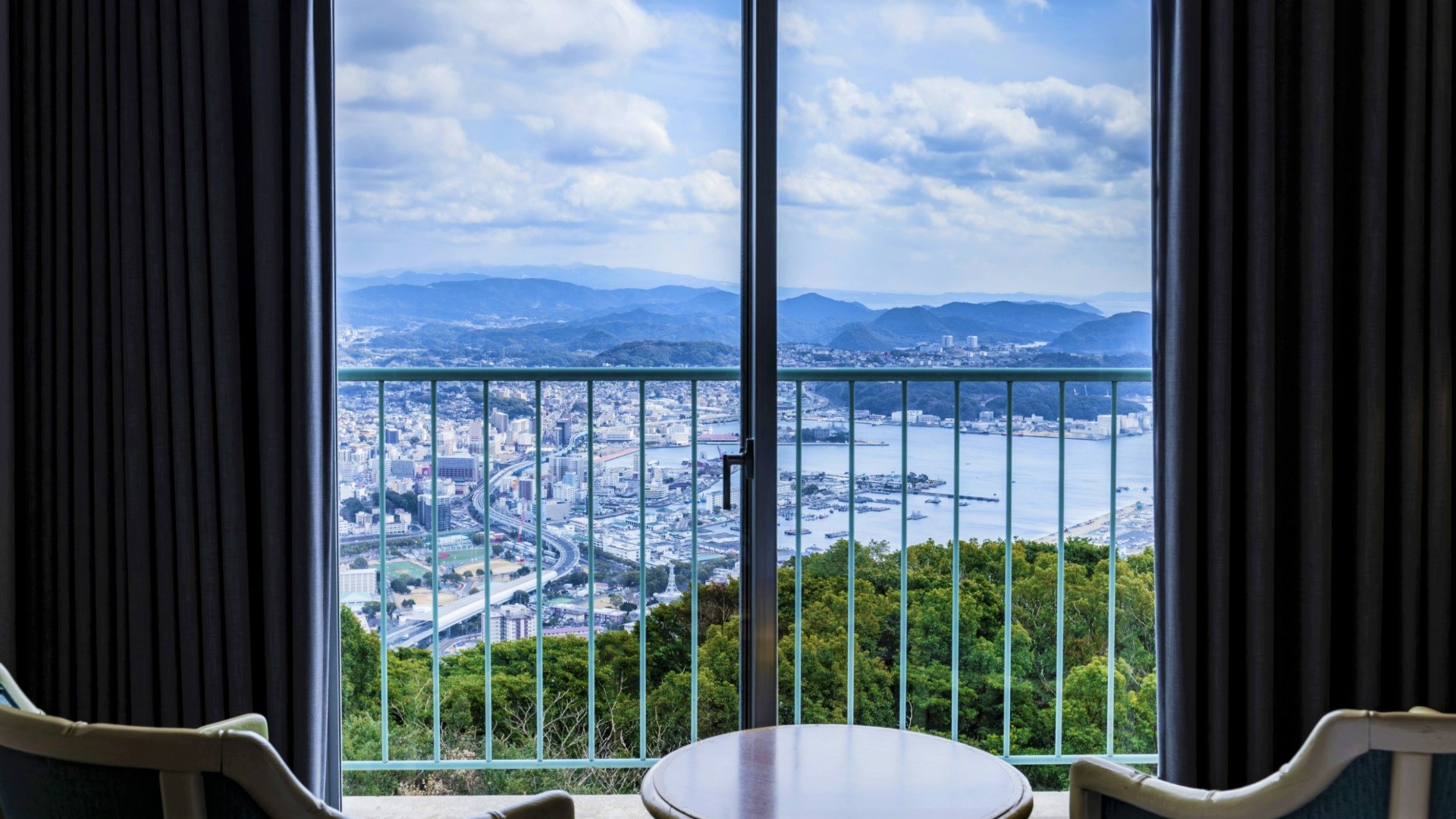客室からの眺望（昼）