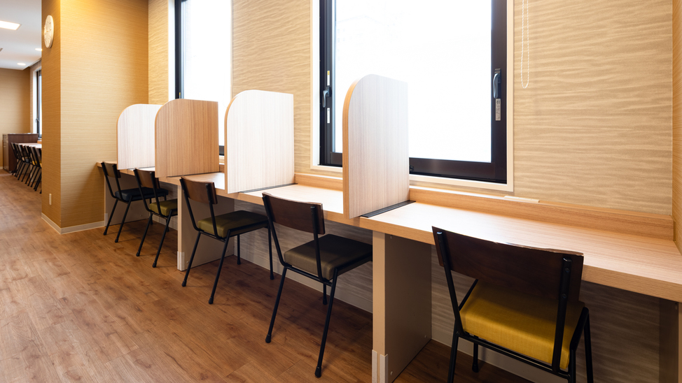 【ライブラリーカフェ】カウンター席