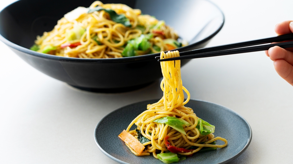 ＜Breakfast Buffet＞カレー焼きそば