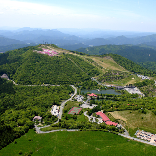 茶臼山高原空撮