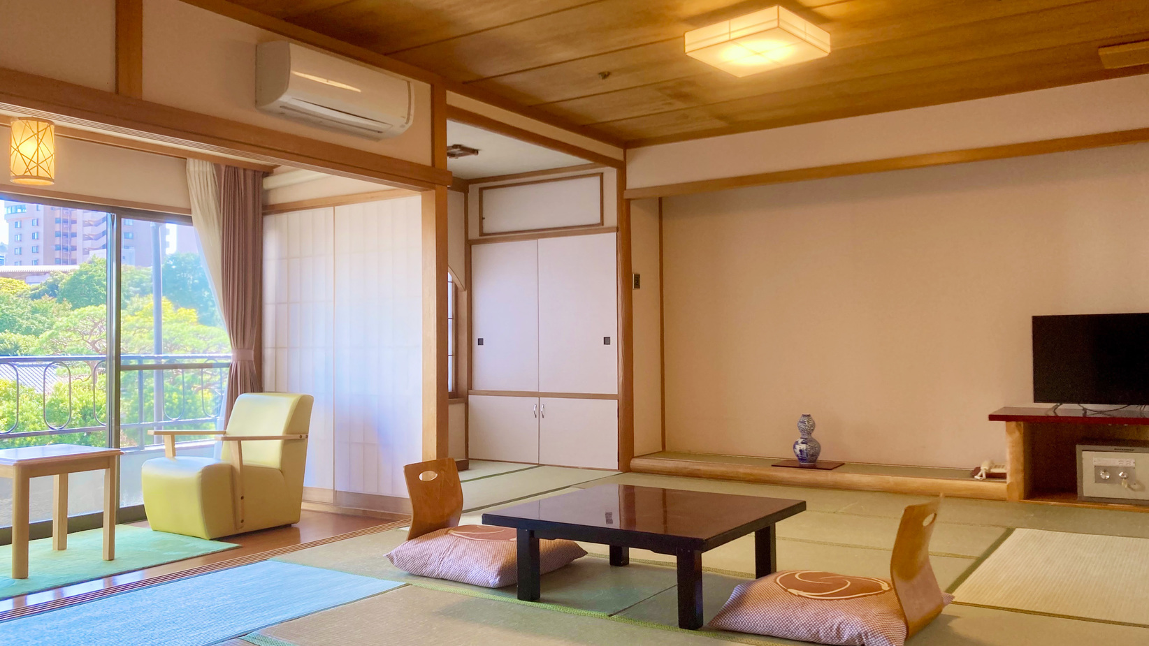 川側客室眺望一例