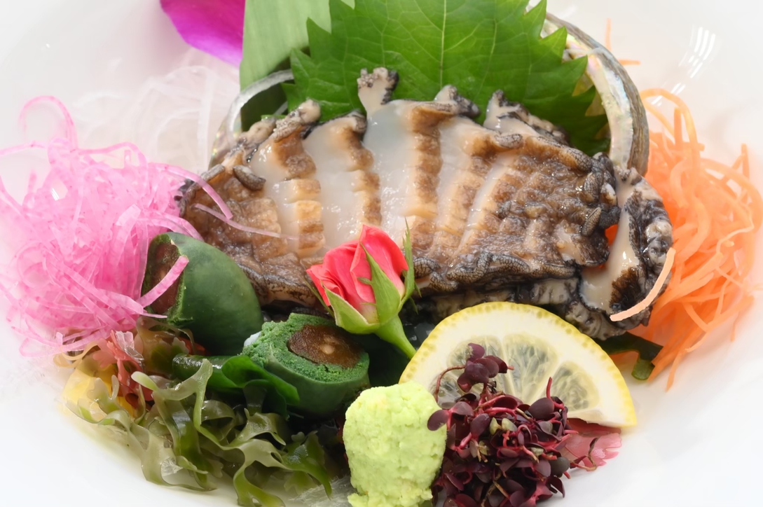 別注料理鮑お造り