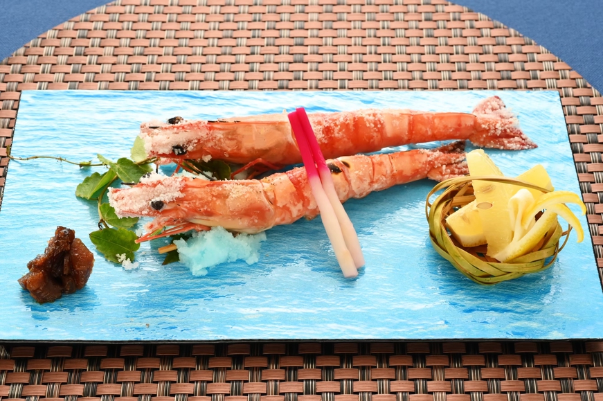 別注料理車海老の塩焼き（２尾）