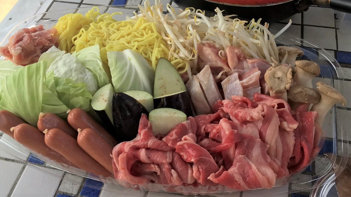 【BBQ食材】お肉・野菜の一例（食材はその時々により変わります）