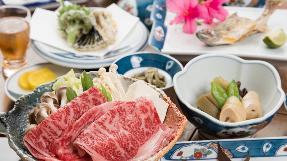 *【夕食一例】熊野牛のしゃぶしゃぶ※写真はイメージです