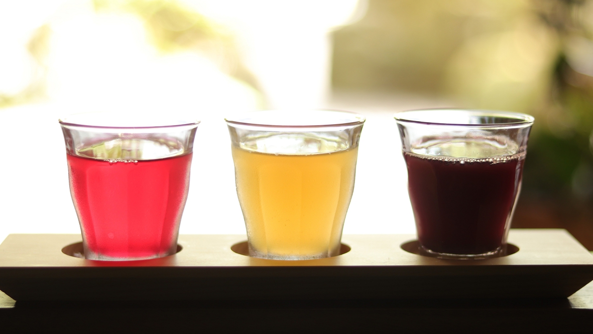 信州産ジュース3種の飲み比べ【リンゴ・ブドウ・赤しそ】