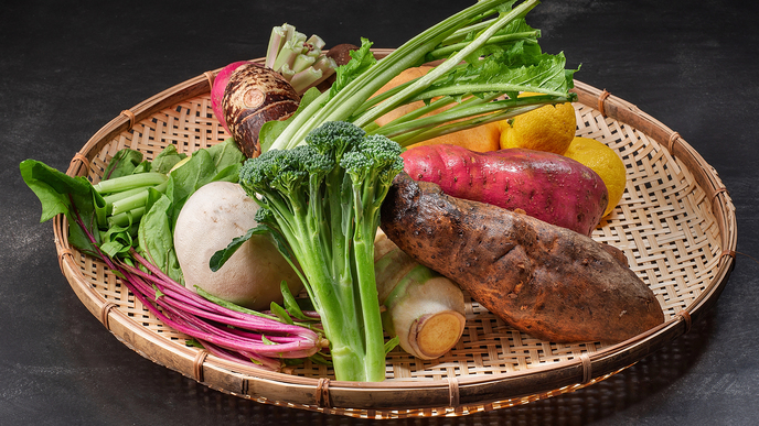 【野菜】道の駅「サンピコごうつ」から直送の無農薬または減農薬にこだわった野菜です。