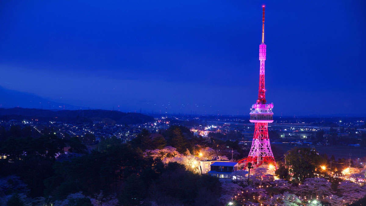【JR宇都宮駅西口からバスで約10分】高さ89mの展望タワーから富士山まで一望！宇都宮タワー