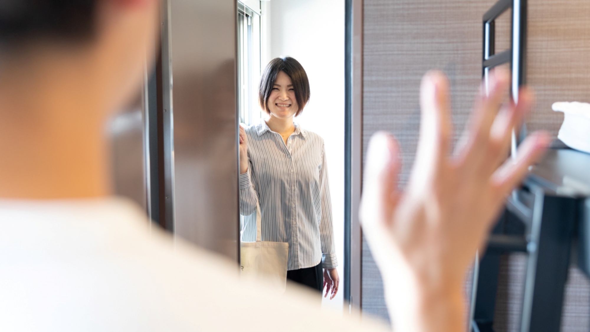 お部屋の行き来が楽々できます※使用感イメージ