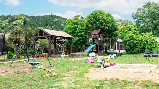 自然に触れて、遊んで、心もリフレッシュできる場所。