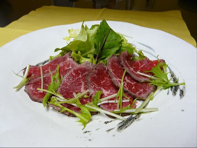 甲州ワインビーフのたたき