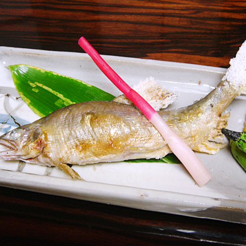 鮎塩焼き