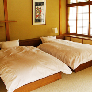 お部屋「丹頂」ベッドルーム