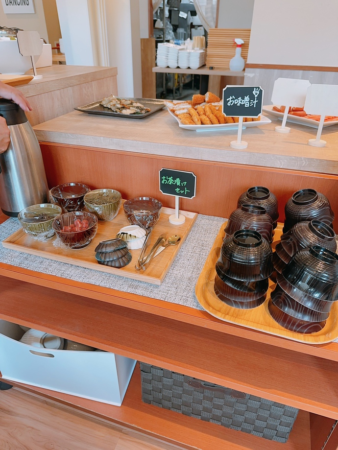 朝食バイキング