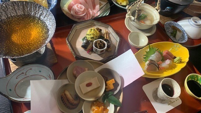 春の会席プラン夕食お料理