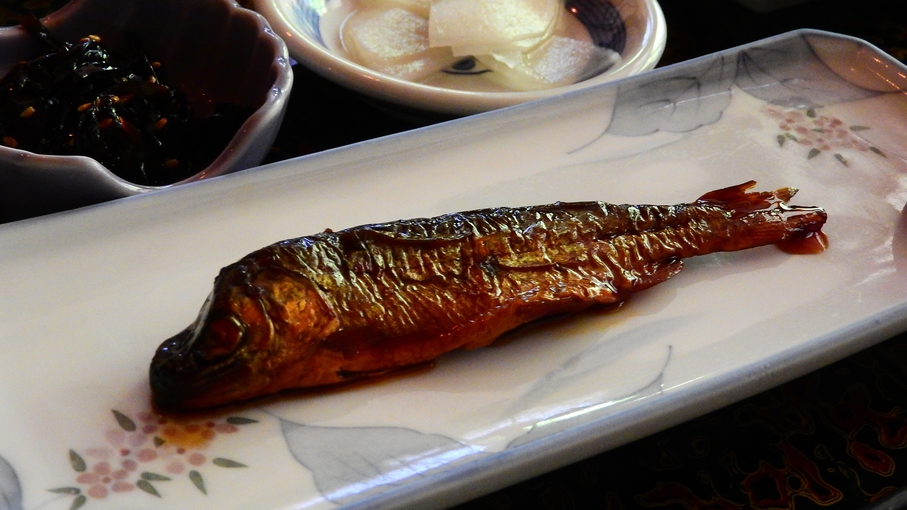 *【朝食】ニジマスの甘露煮