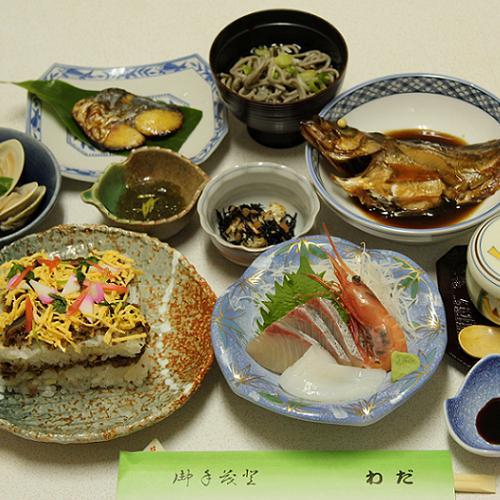 ばらずし付き料理