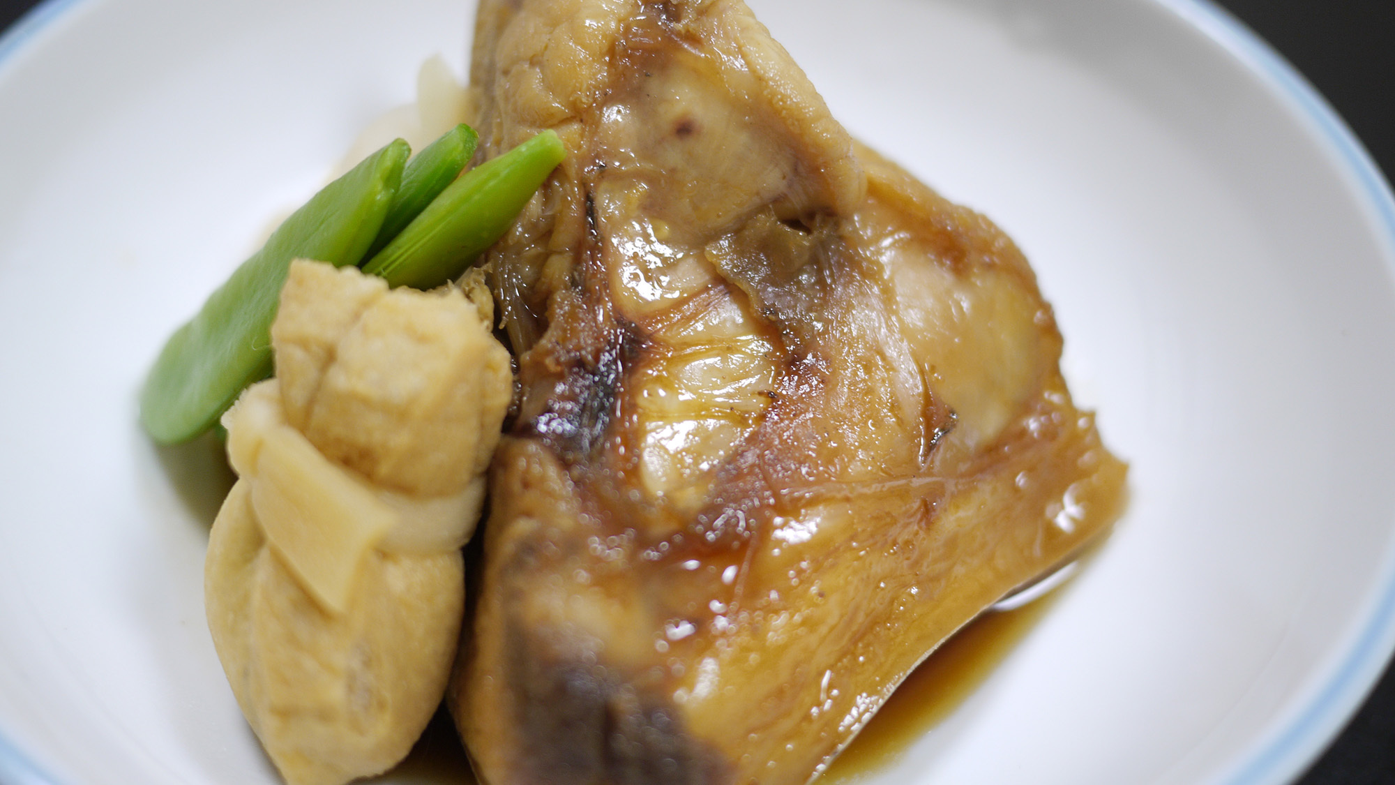 *夕食一例/メカジキの煮付け。ここでしか食べられないレアメニュー
