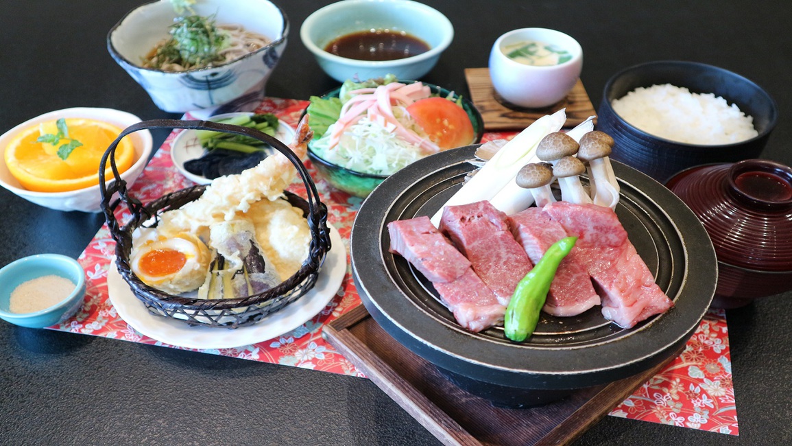 飛騨牛鉄板焼御膳