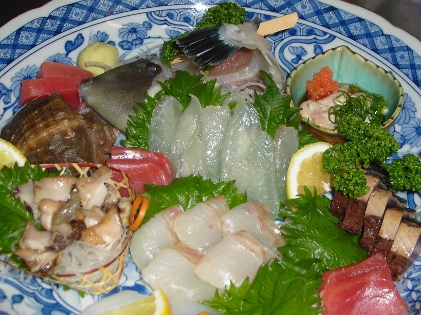 刺身の盛り合わせ