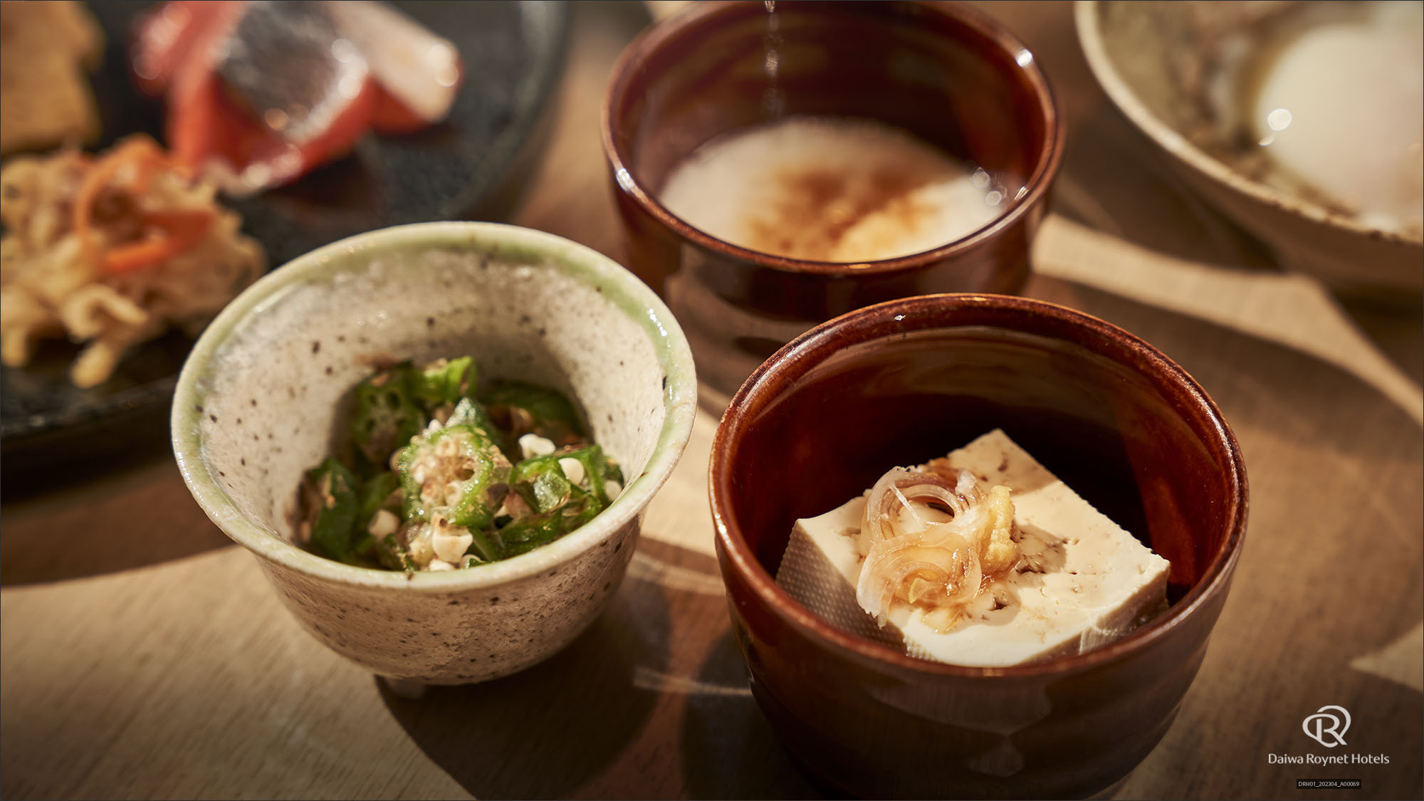 朝食一例（メニューは日替わりです）