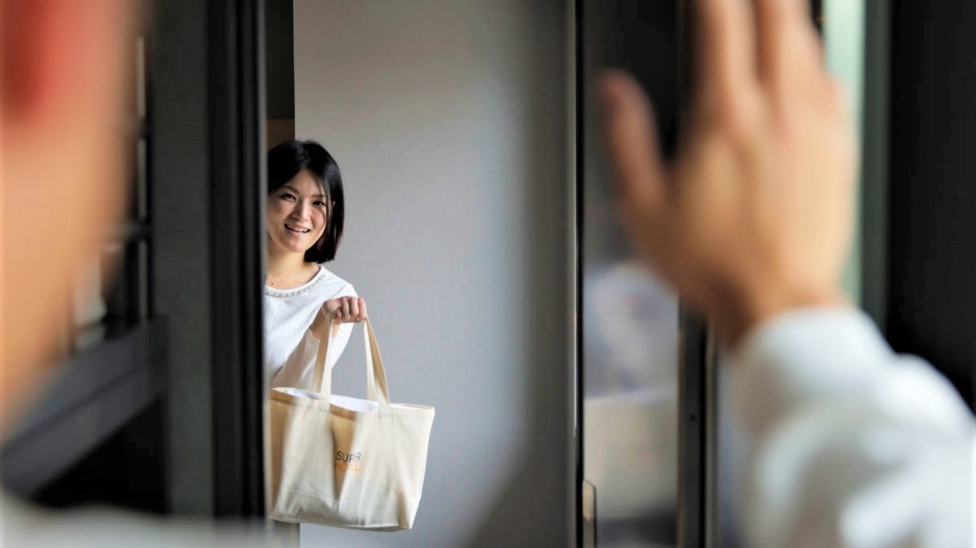 お部屋の行き来が楽々できます
