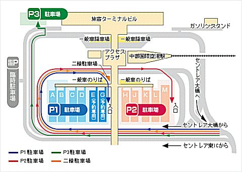 駐車場案内図