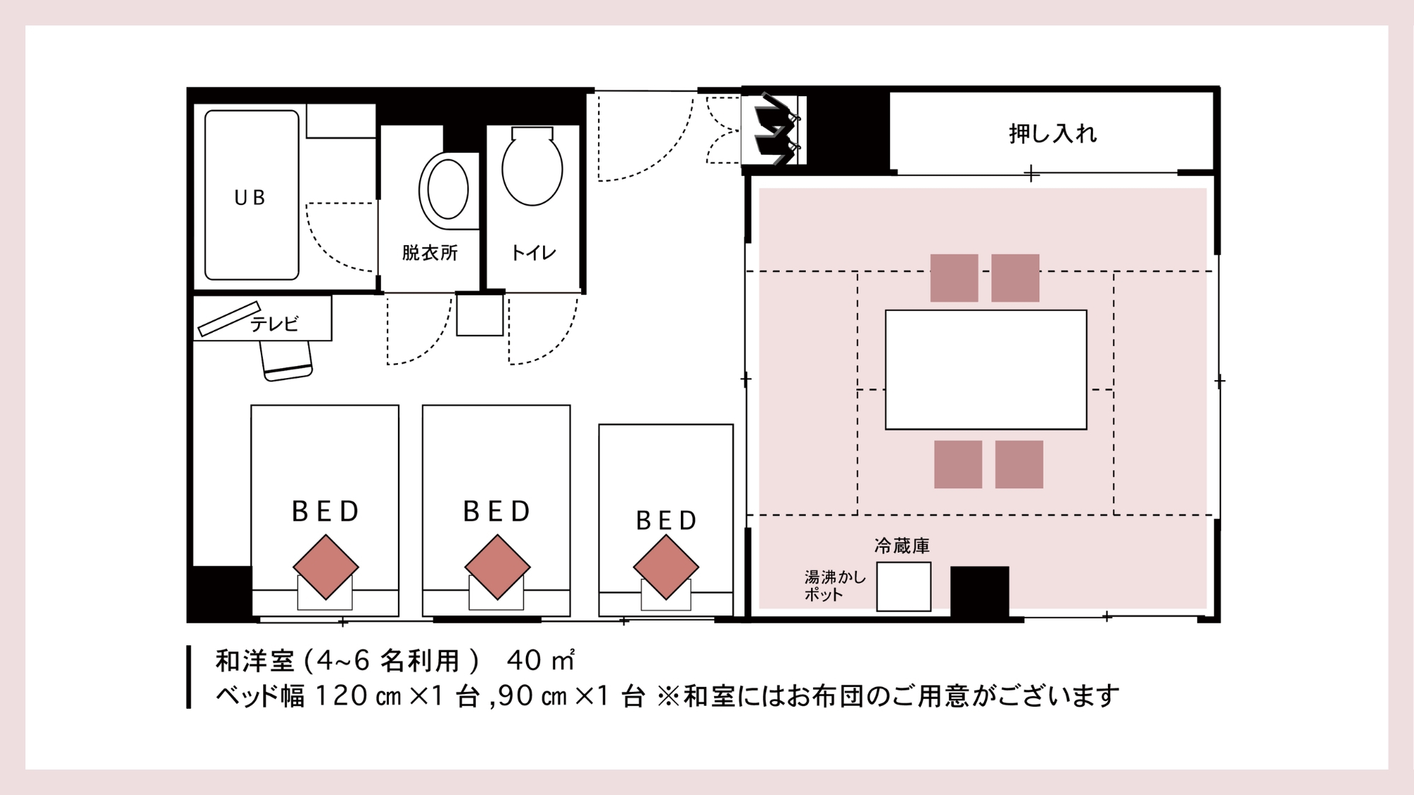 【グループルーム間取りイメージ】