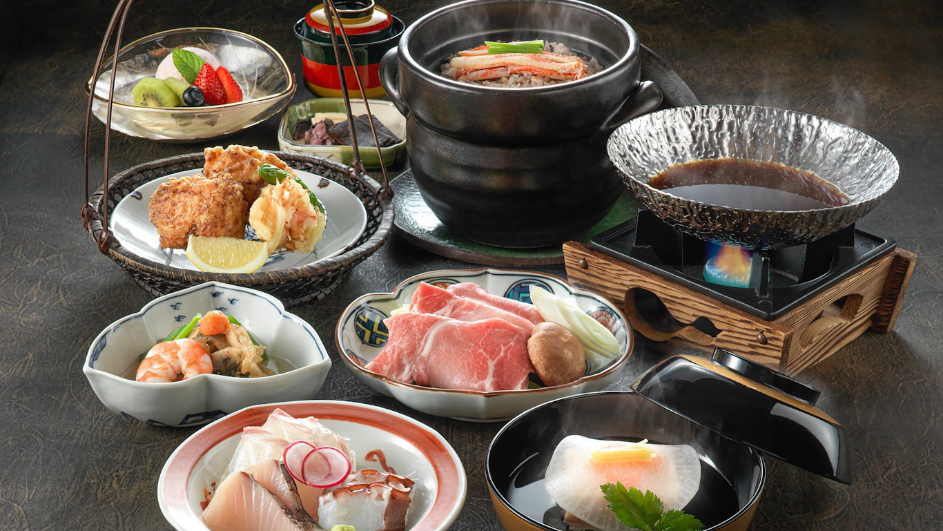 日本料理あわみ会席料理(イメージ)