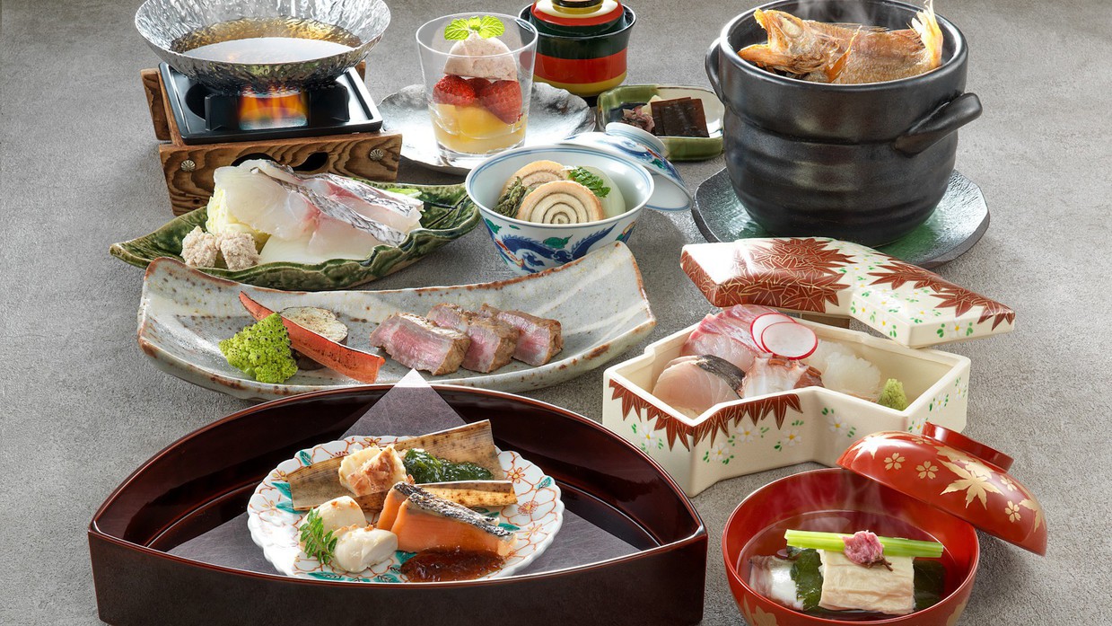 日本料理あわみ会席料理(イメージ)