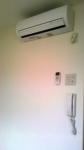 客室の個別冷暖房空調機