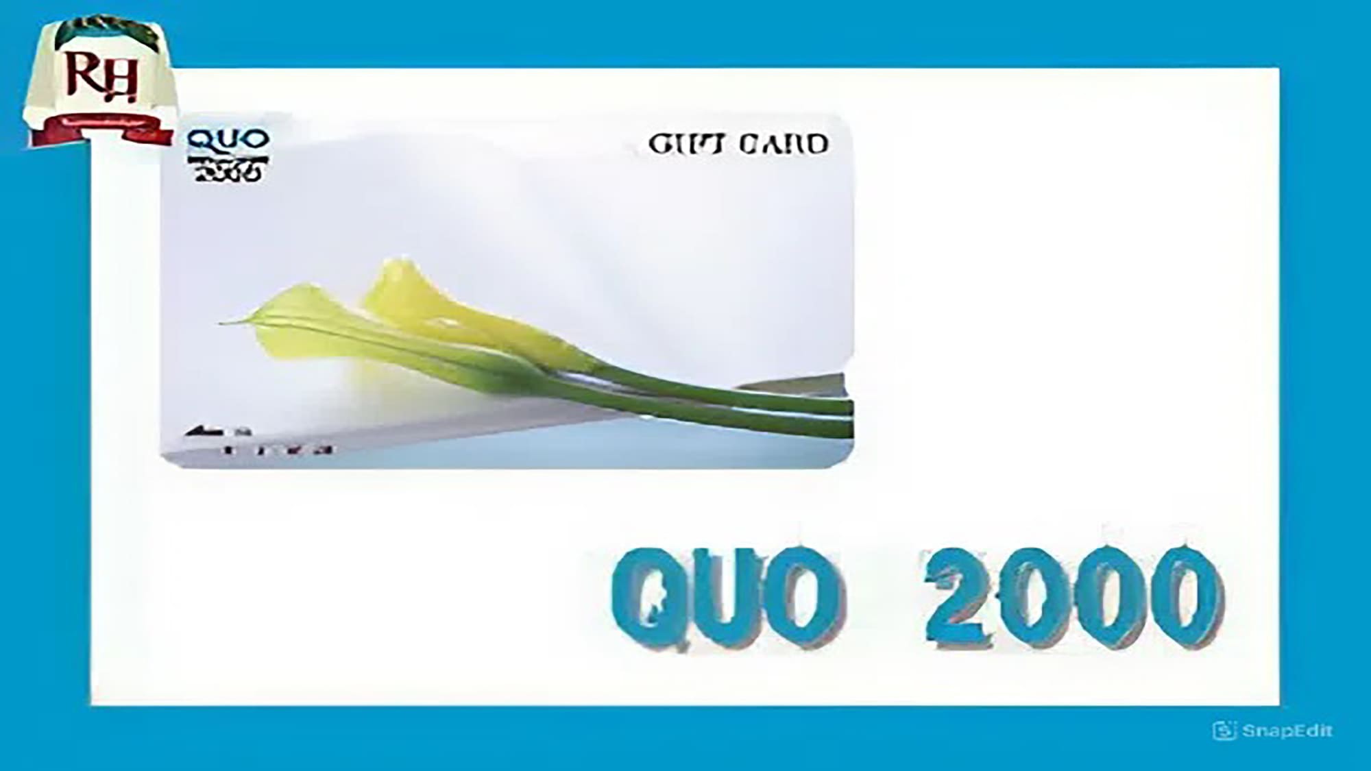 QUOカード2000円分付