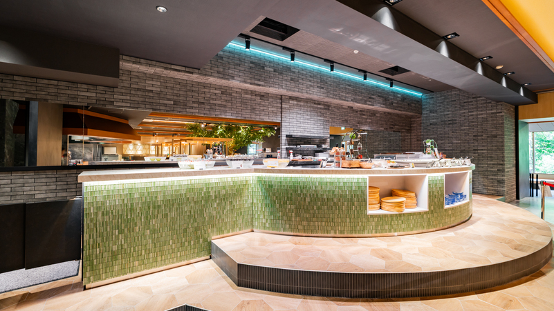 新ビュッフェ会場【万華鏡】