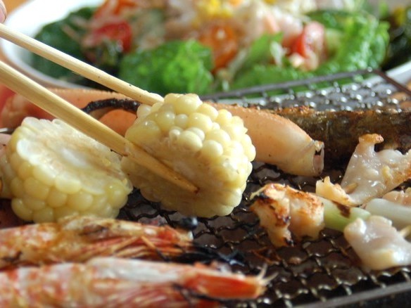 夏の炭火焼き