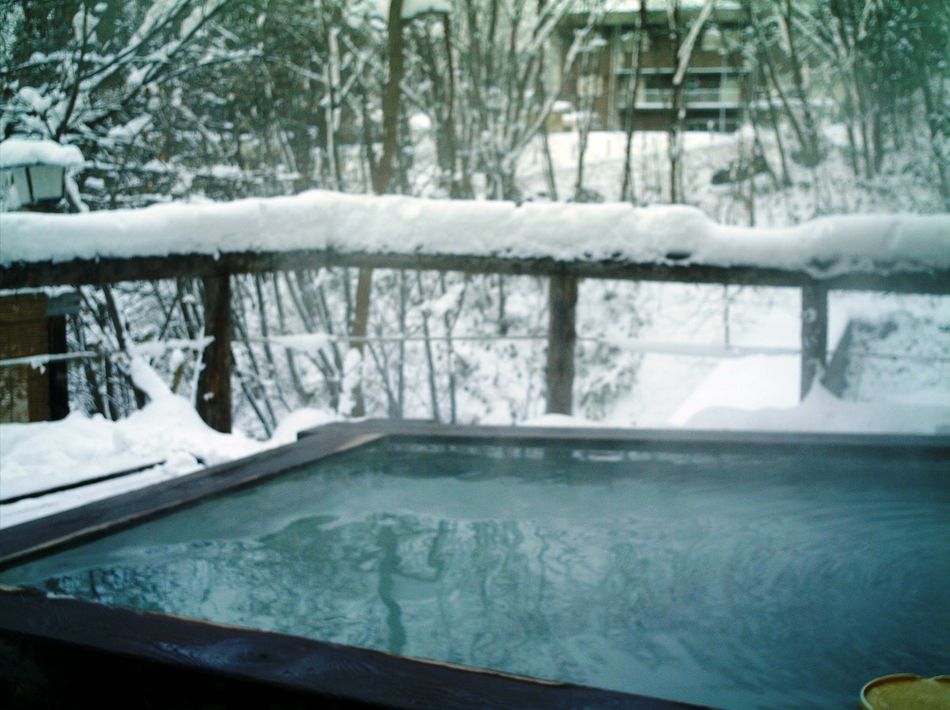 冬の露天風呂