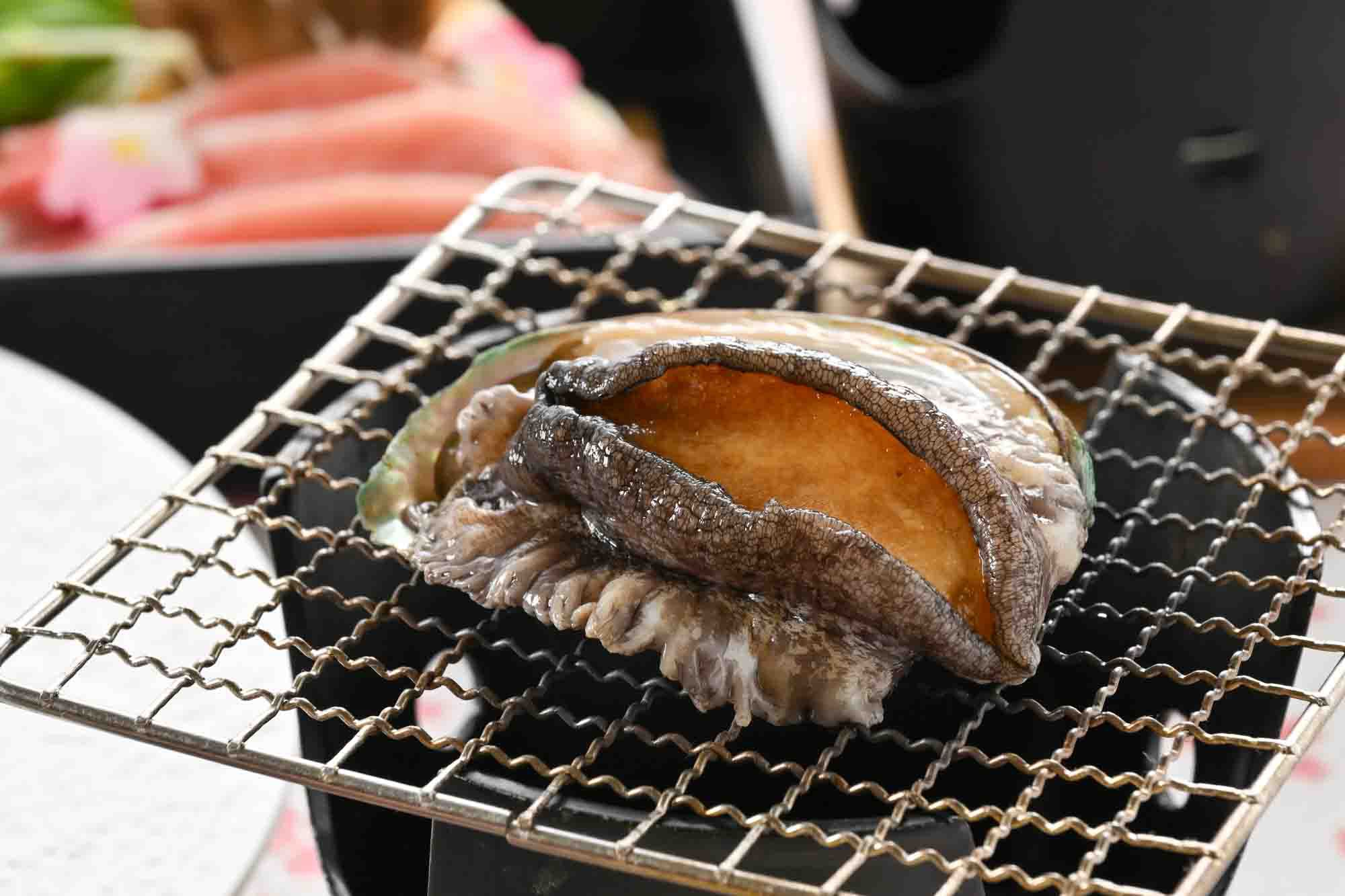 夕食春の基本会席焜炉