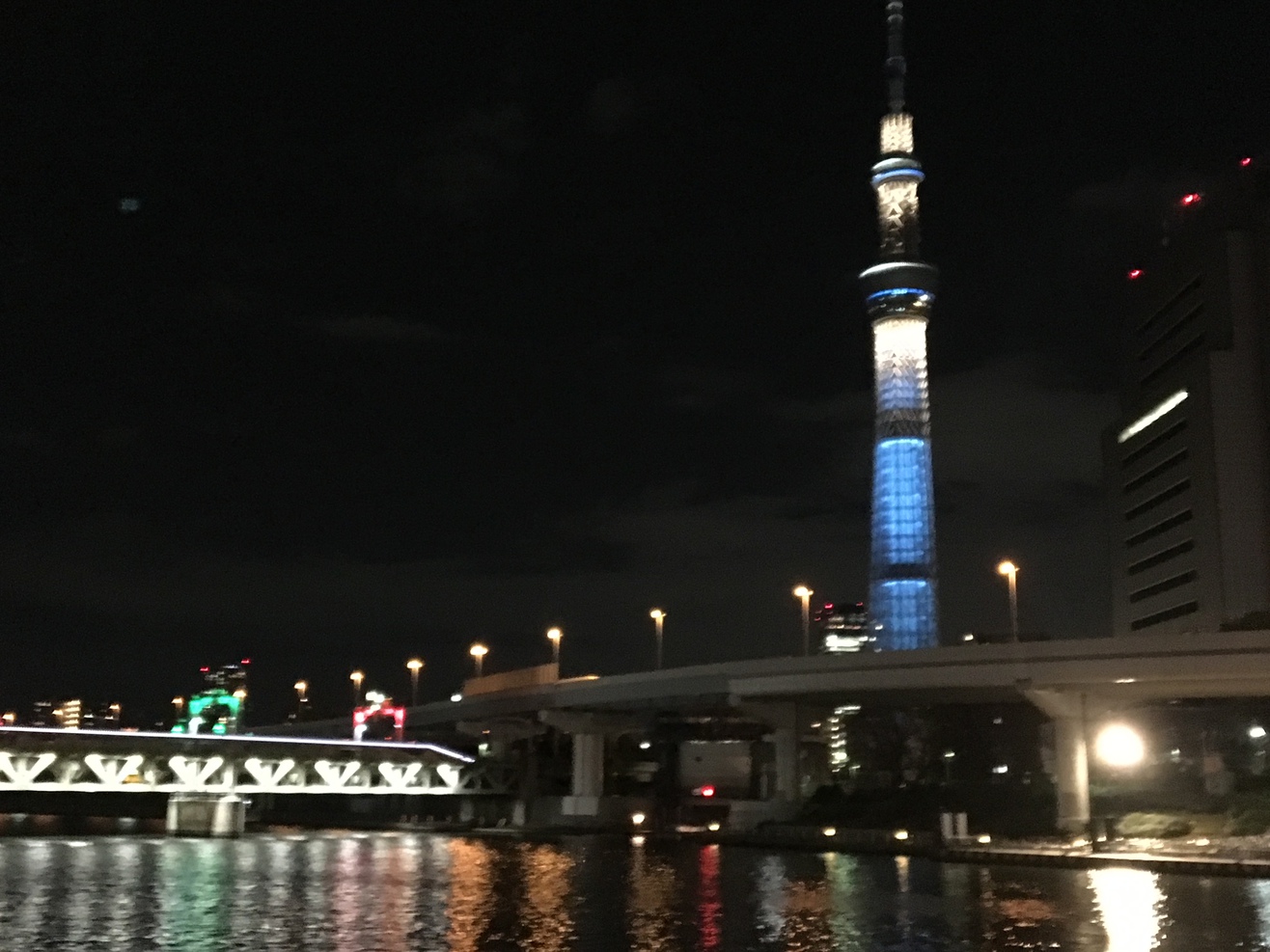 隅田川からの夜景（イメージ）