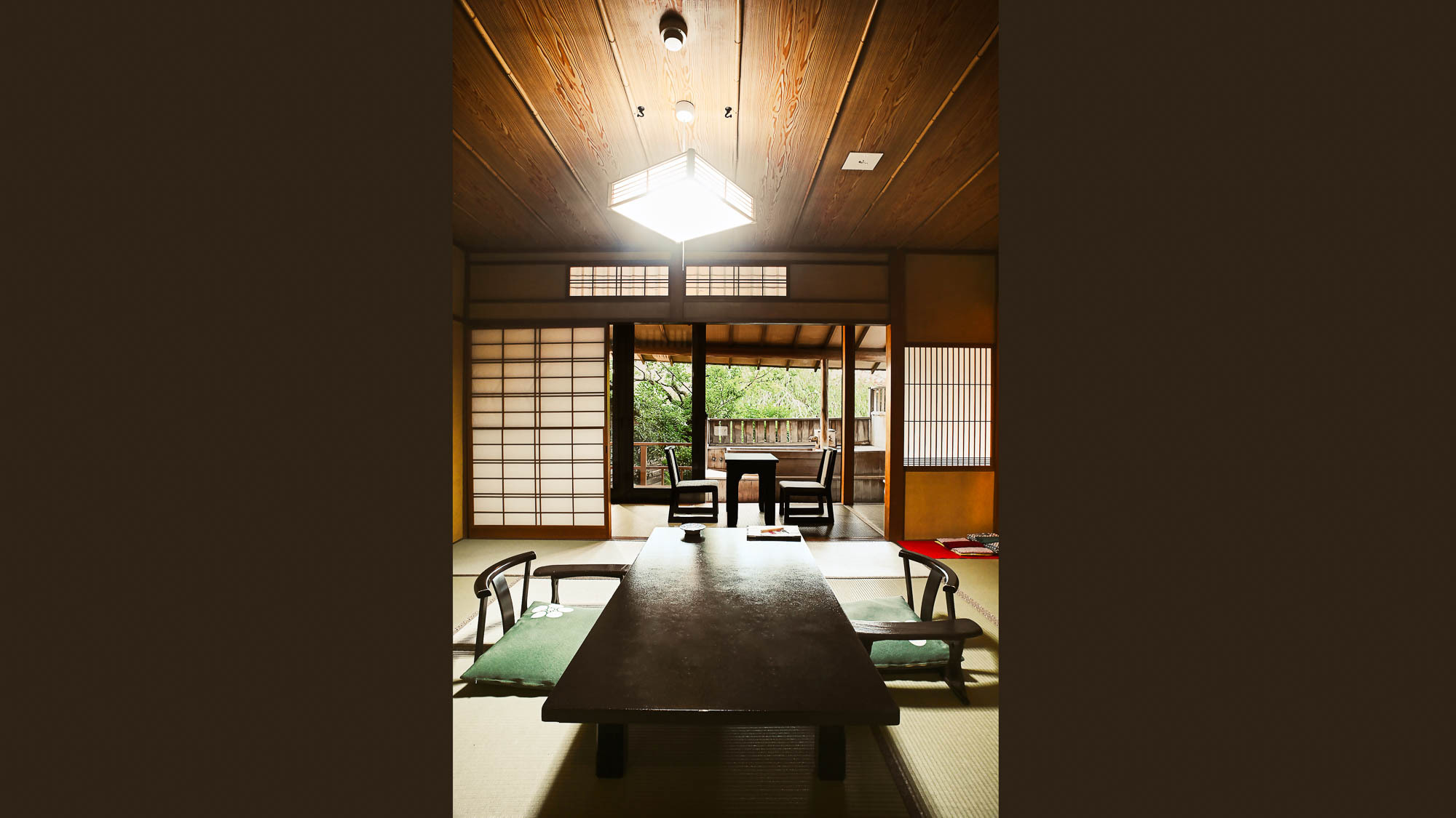 竹取／檜の露天風呂。和室10畳〜