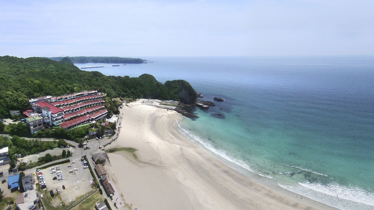 空から見た多々戸浜