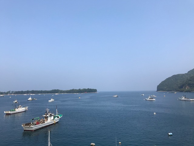 当館まえの海