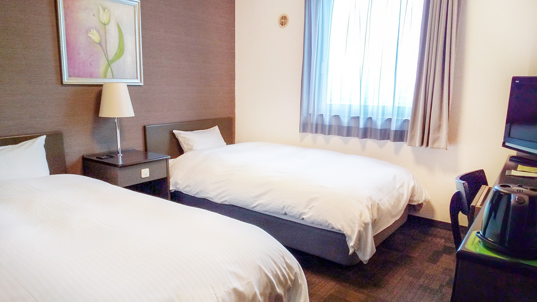 ツインルーム♪ご家族・カップルにおススメ＜ベッド100×;196cm＞