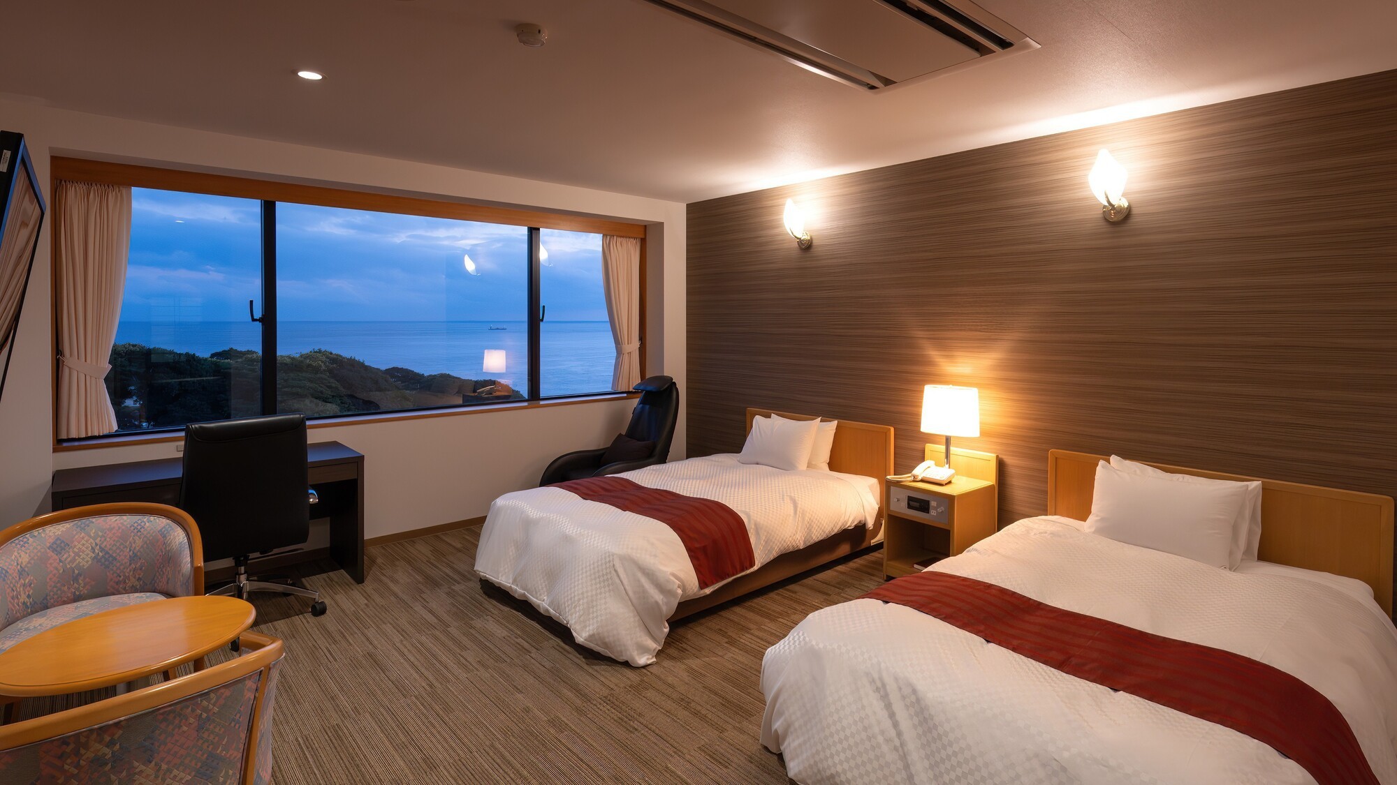 【海側DX和洋室-A】洋室部屋