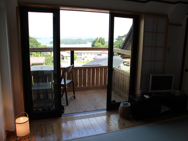 日高見の間展望デッキ